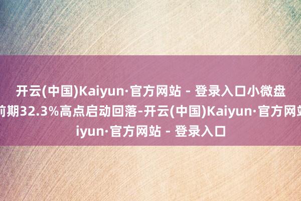 开云(中国)Kaiyun·官方网站 - 登录入口小微盘设立权重从前期32.3%高点启动回落-开云(中国)Kaiyun·官方网站 - 登录入口