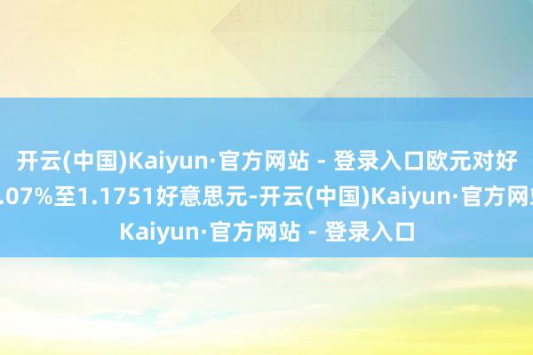 开云(中国)Kaiyun·官方网站 - 登录入口欧元对好意思元攀升0.07%至1.1751好意思元-开云(中国)Kaiyun·官方网站 - 登录入口