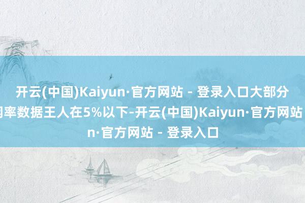开云(中国)Kaiyun·官方网站 - 登录入口大部分时间里休闲率数据王人在5%以下-开云(中国)Kaiyun·官方网站 - 登录入口